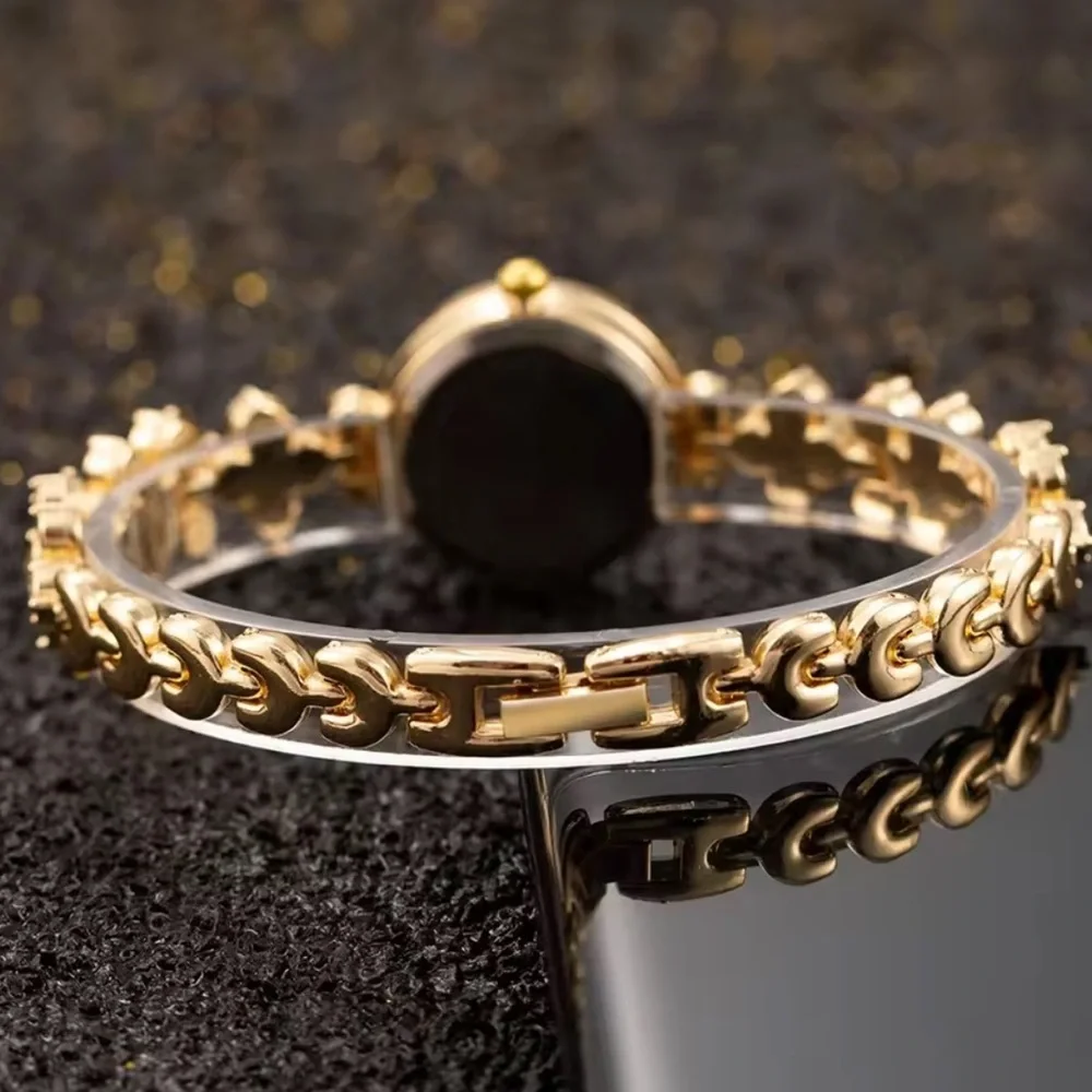 Panthere Vintage  Gold Chain Bracelet Zircon/waterproof